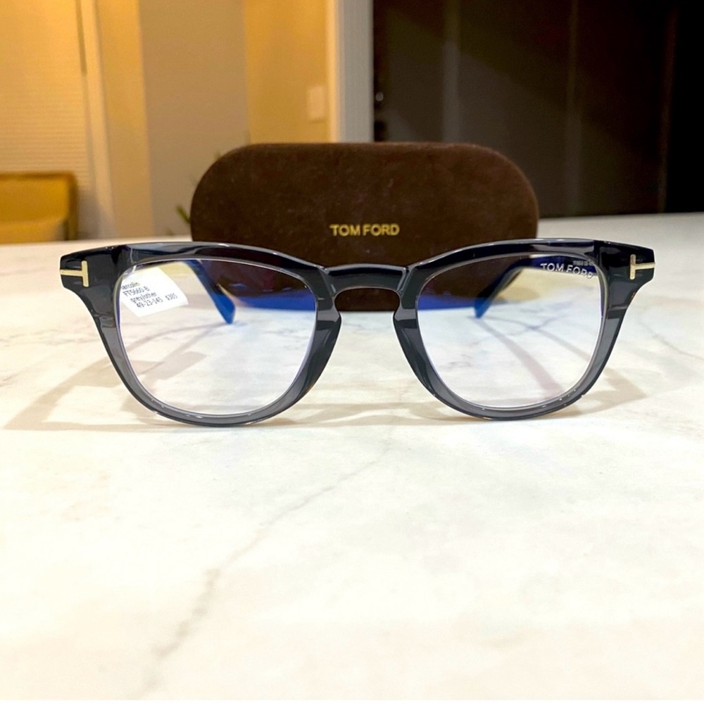 Tom Ford Black and Blue Glasses
